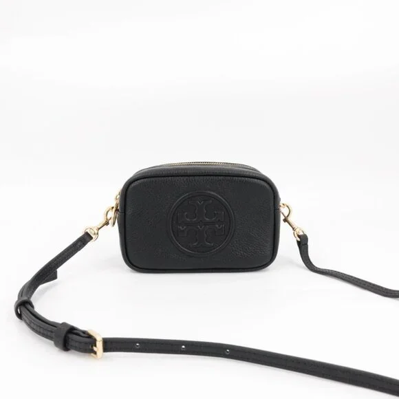 Tory Burch Perry Bombé Mini Bag Black OS - Picture 10 of 16
